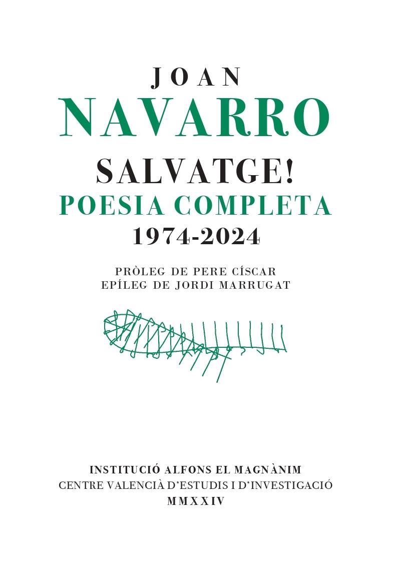Salvatge! | 9788411560580 | NAVARRO TERCERO, Joan