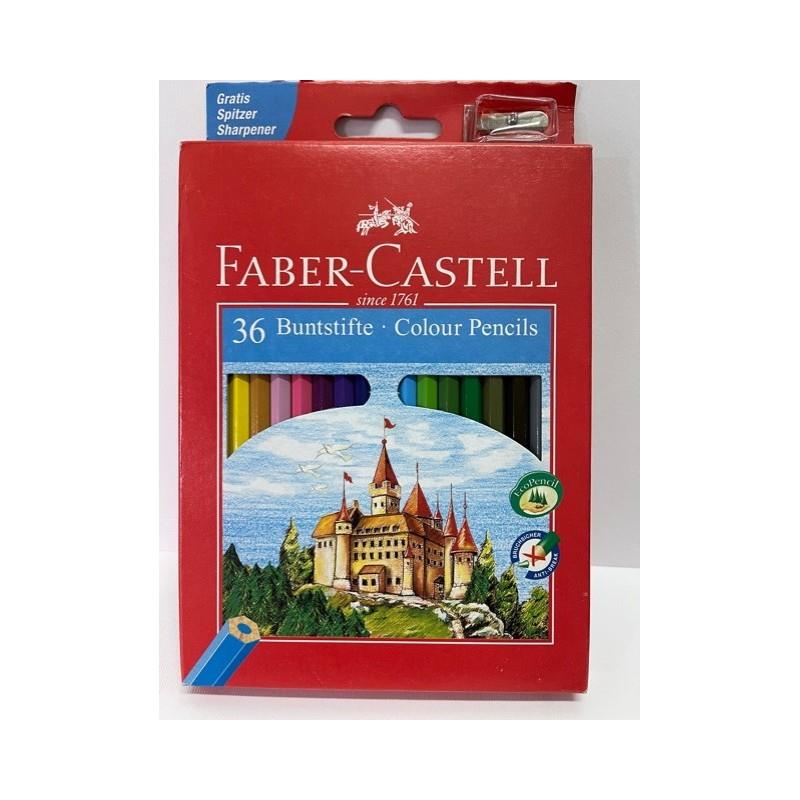 LAPIZ FABER 36 COLORES ECOLOGICOS CON AFILALAPIZ | 7891360580041
