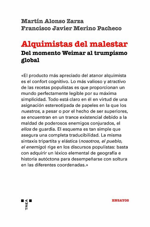 Alquimistas del malestar | 9788419525086 | Alonso Zarza, Martín / Merino Pacheco, Francisco Javier