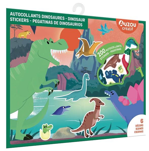 Pegatinas de dinosaurios. Estuche de artista | 9791039531801 | Wortemann Claire