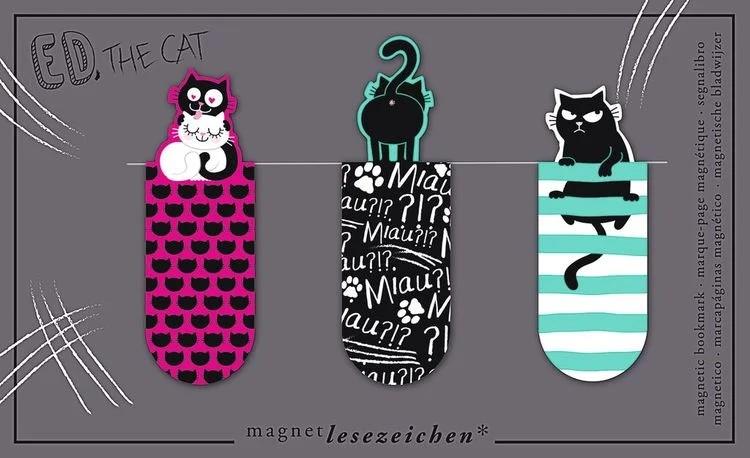 MARCAPAGINAS MAGNETICO ED EL GATO 6 UNIDADES | 4033477311719