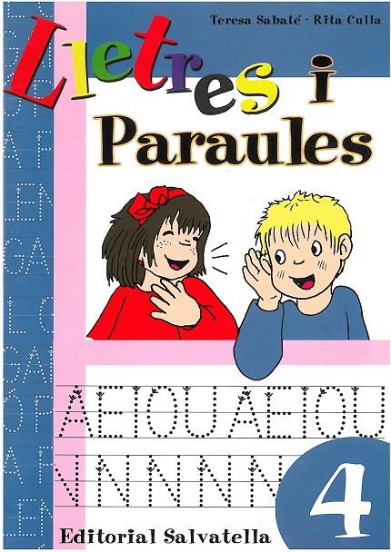 Lletres i paraules 4 | 9788484124580 | Sabaté Rodié, Teresa / Culla Perarnau, Rita