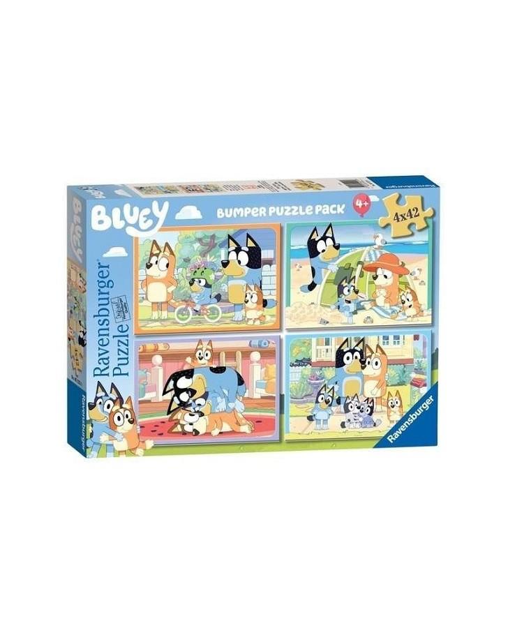 PUZZLE 4X42 BUMPER PACK BLUEY | 4005556052226 | VVAA
