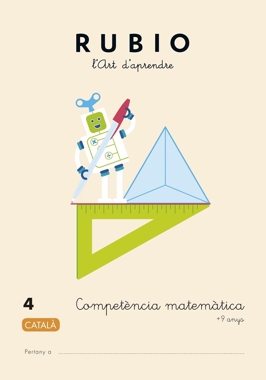 Competència matemàtica RUBIO 4 (català) | 9788417427030 | AA.VV.