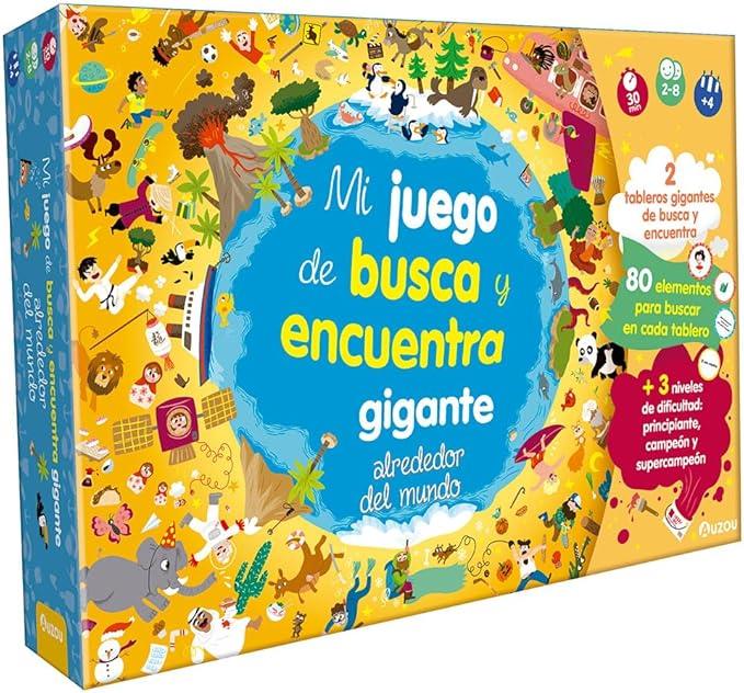 BUSCA Y ENCUENTRA GIGANTE ALREDEDOR DEL MUNDO JUEGO DE MESA | 9791039553346 | , AAVV