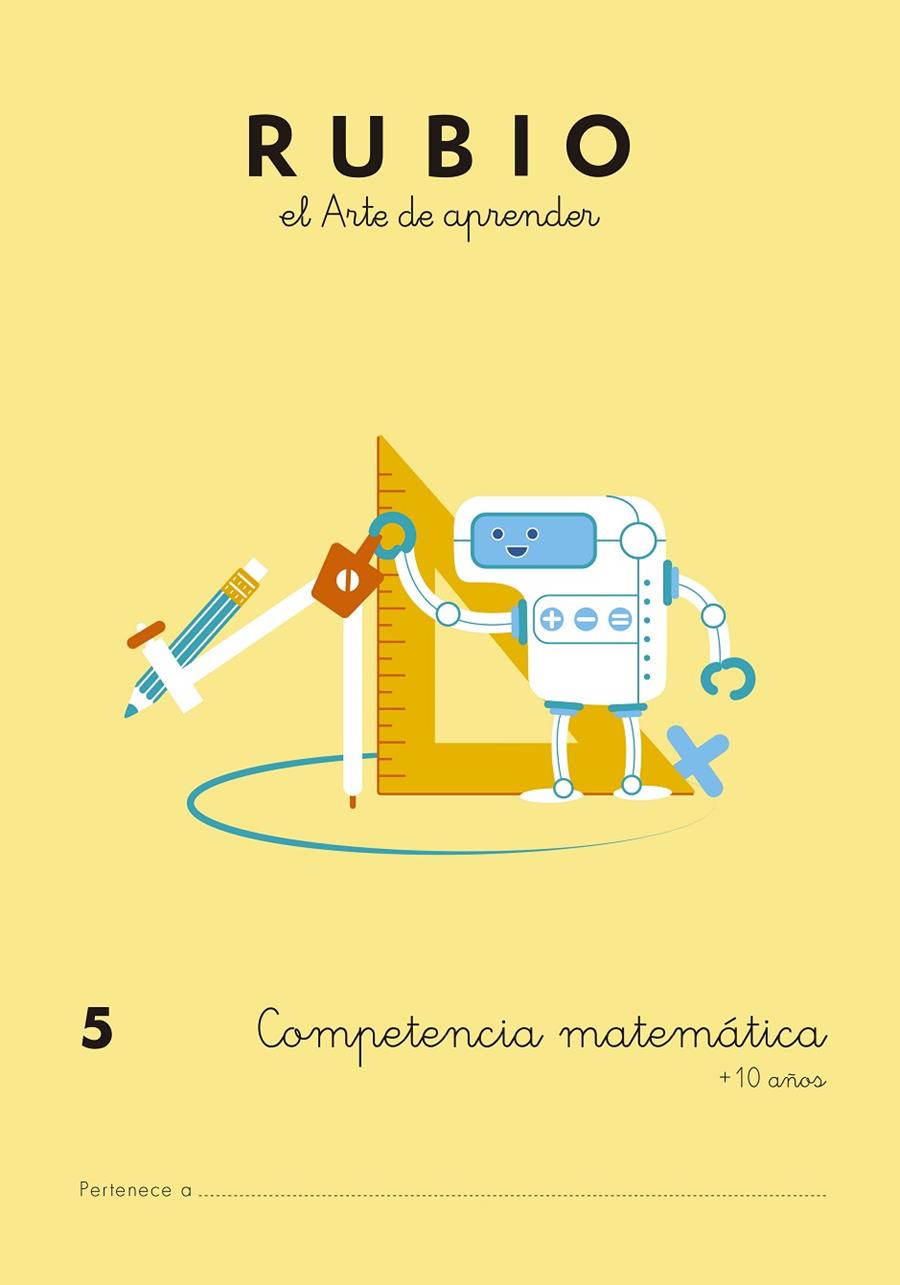 Competencia matemática RUBIO 5 | 9788416744145 | AA.VV.