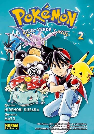 POKEMON 02. ROJO, VERDE Y AZUL 02 (NUEVO PVP) | 9788467964981 | , HIDENORI KUSAKA / , Mato