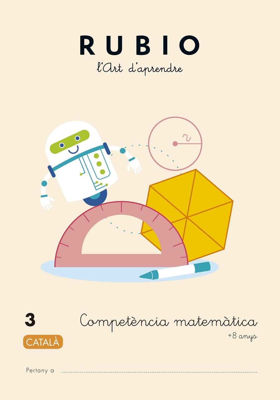 Competència matemàtica RUBIO 3 (català) | 9788417427023 | AA.VV.