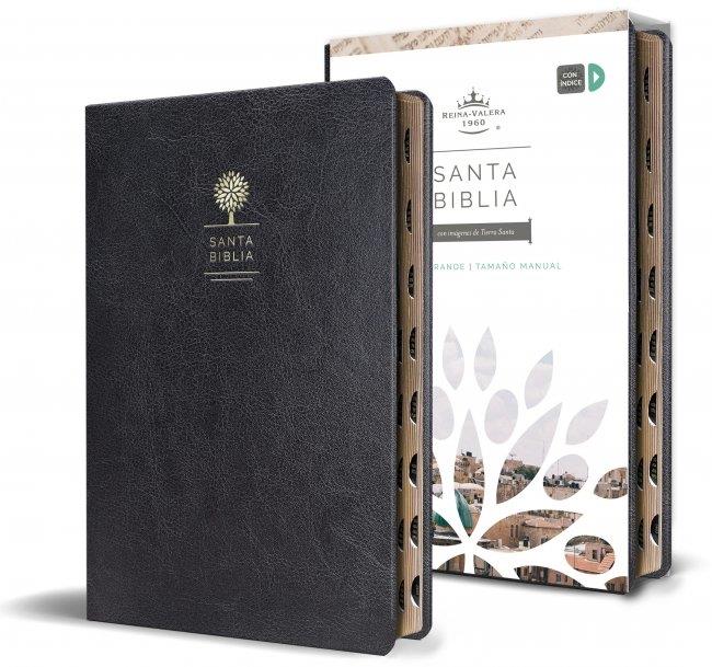 Biblia Reina Valera 1960 letra grande. Símil piel negro | 9781644732168 | Reina Valera Revisada 1909