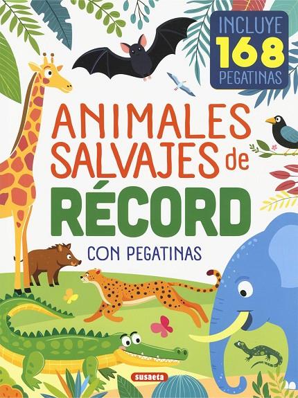 Animales salvajes de récord con pegatinas | 9788410846586 | , Yomikoko