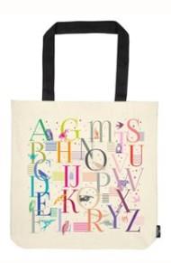 BOLSA DE TELA DE LA COMPRA ABECEDARIO | 4033477830654