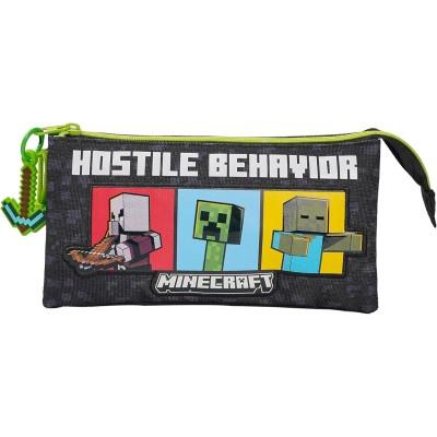 PORTATODOS TRIPLE MINECRAFT HOSTILE BEHAVIOR | 8426842182766