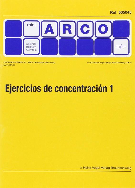 Ejercicios de concentración 1 | 9788492490288 | Müller, Heiner