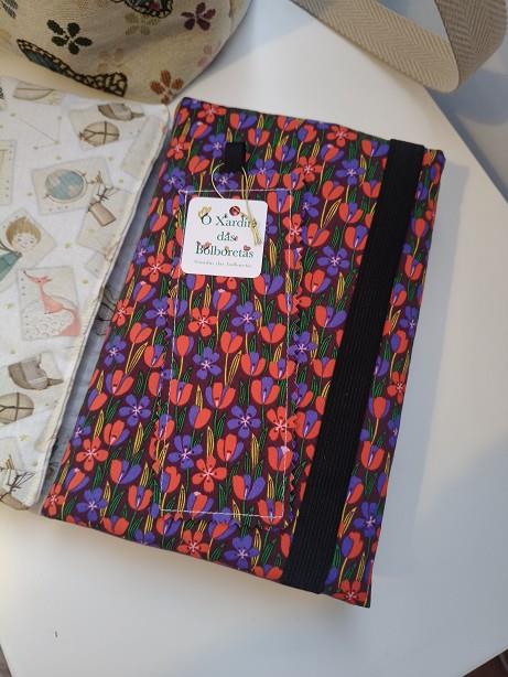 Funda de llibre amb solapes Xardín das Bolboretas | 9999990023230