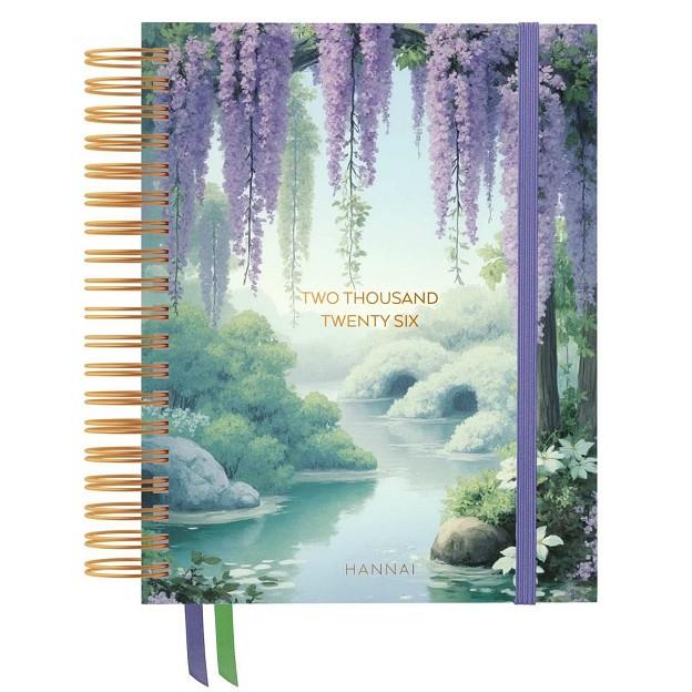 AGENDA ANUAL WIRE-O WISTERIA DREAMS 210x160 S/V | 8432115002792