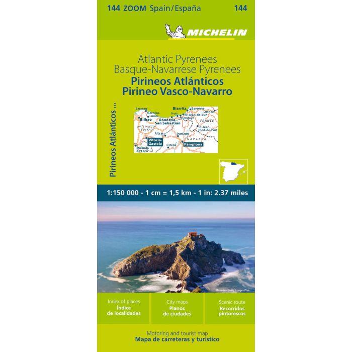 PIRINEOS ATLANTICOS, PIRINEO VASCO-NAVARRO (1:150.000) - MAPA ZOOM | 9782067258877 | AA.VV.