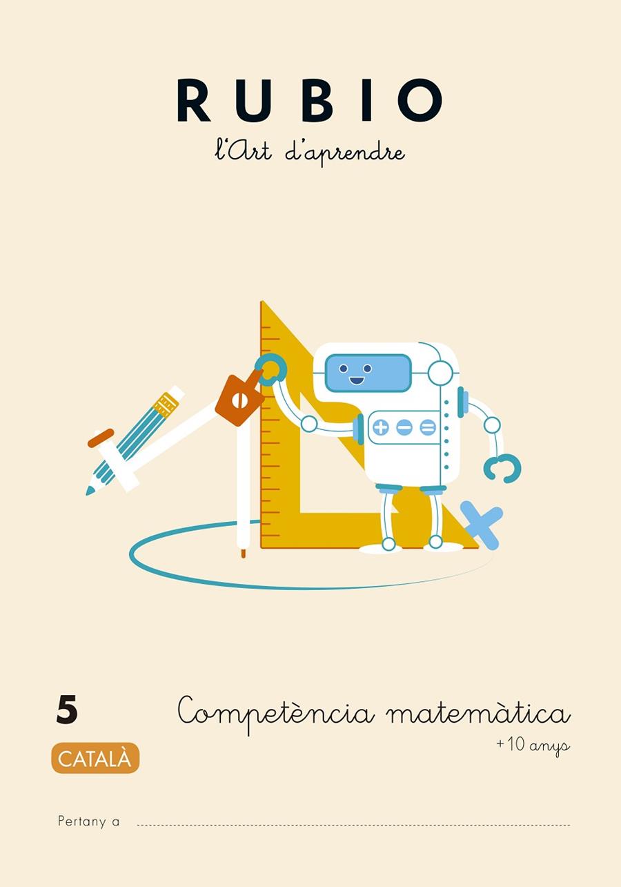Competència matemàtica RUBIO 5 (català) | 9788417427047 | AA.VV.