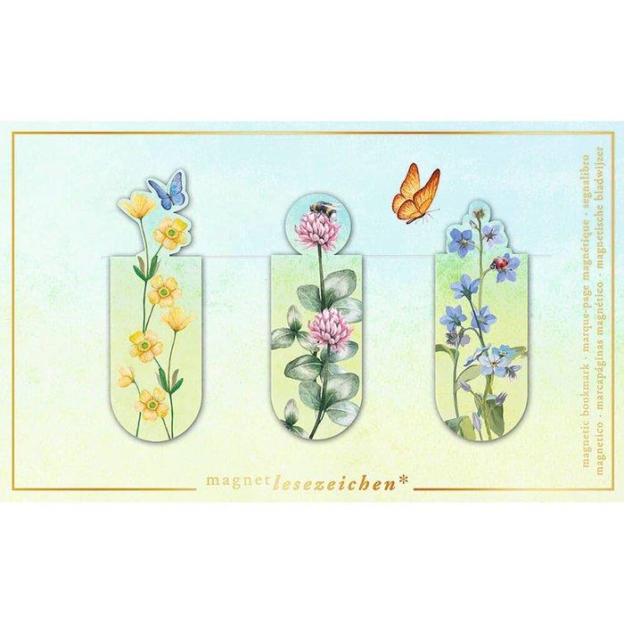 MARCAPAGINAS MAGNETICO CAMPO DE FLORES 6 UNIDADES | 4033477311757