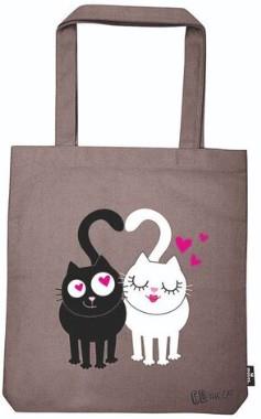 BOLSA DE TELA DE LA COMPRA ED GATOS LOVE | 4033477274854