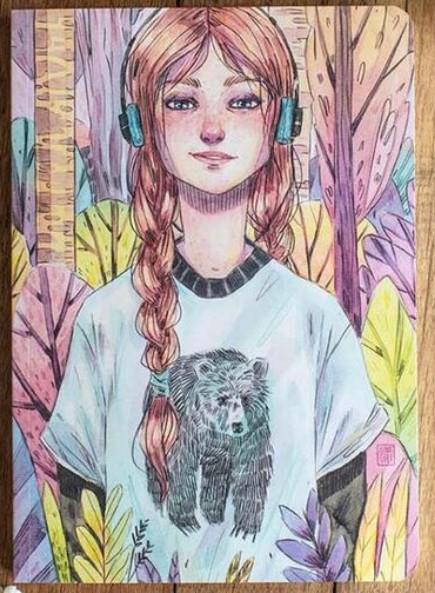 CUADERNO MUSICA EN EL BOSQUE ILUSTRADO POR ESTHER GILI | 6504145288766