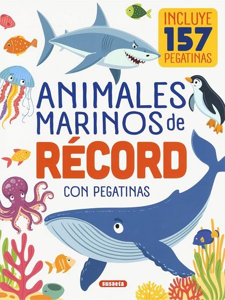Animales marinos de récord con pegatinas | 9788410846159 | , Yomikoko