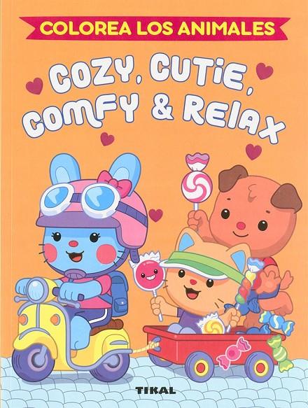 Cozie, cutie, comfy & relax. Colorea los animales | 9788499285528 | Susaeta Ediciones, Susaeta