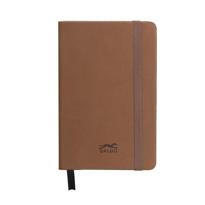 CUADERNO NOTAS GALGO A6 80H 100G RAYADO MARRON | 8413623627639