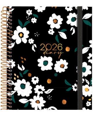 AGENDA ANUAL 2026 ESPIRAL ACTIVA S/V NOIR GARDEN | 8422593382967