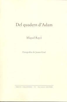 Del quadern d'Adam | 9788419321145 | Rayó, Miquel