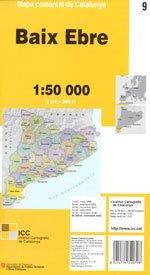 09 BAIX EBRE 1:50.000 -MAPA COMARCAL DE CATALUNYA | 9788439393535 | ICC
