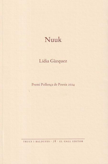 Nuuk | 9788419321404 | Gàzquez, Lídia