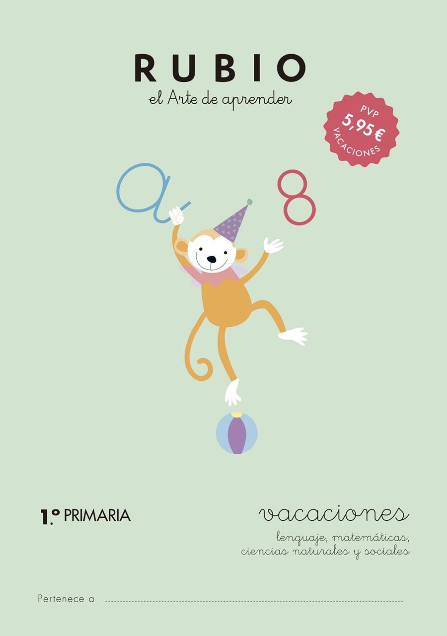 Vacaciones RUBIO (1.º de Primaria) | 9788415971610 | Rubio Polo, Enrique