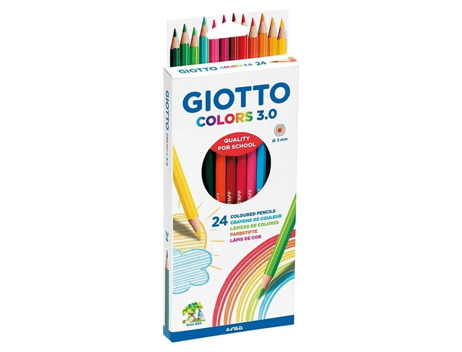 LAPIZ GIOTTO COLORS 3.0 24 COLORES SURTIDOS | 8000825009945