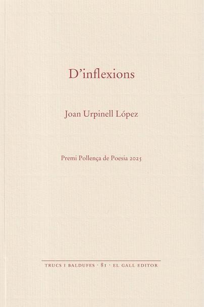D'inflexions | 9788419321541 | Urpinell López, Joan