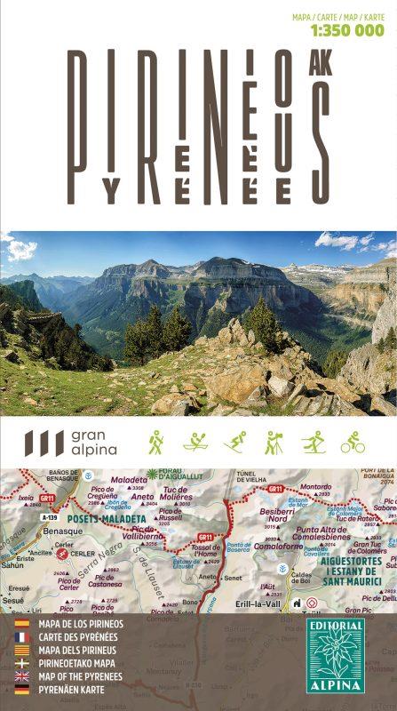 PIRINEOS 1:350.000 -ALPINA    -2023- | 9788480909839 | ALPINA
