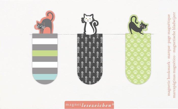 MARCAPAGINAS MAGNETICO CATS 6 UNIDADES | 4033477311160