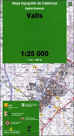 VALLS ? 36  (1:25.000) | 9788439393108