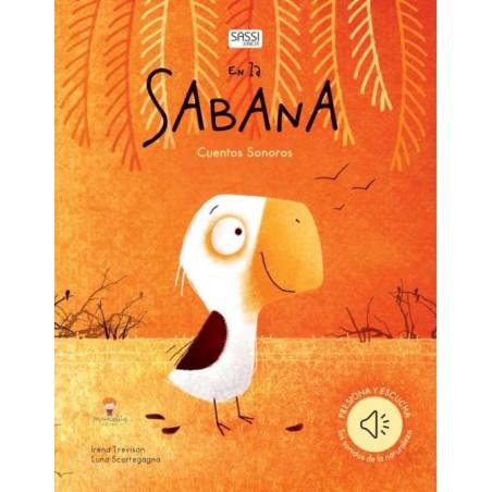 En la sabana. Cuentos Sonoros. Edic. ilustrado (Español) | 9788417299491 | T. Trevisan / L. Scortegagna