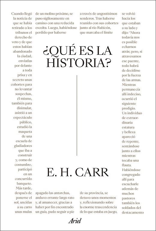 ¿Qué es la historia? | 9788434438491 | Carr, E. H.