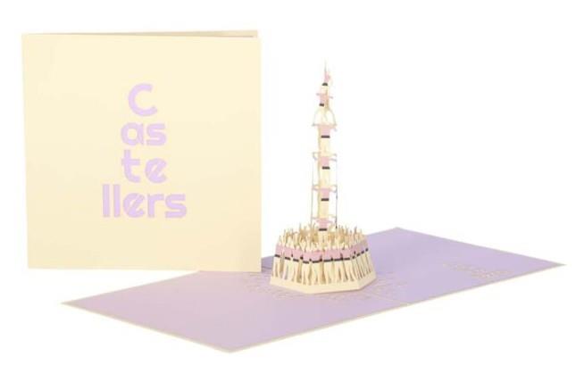 Postal Castellers Lila Claret | 8436561581252