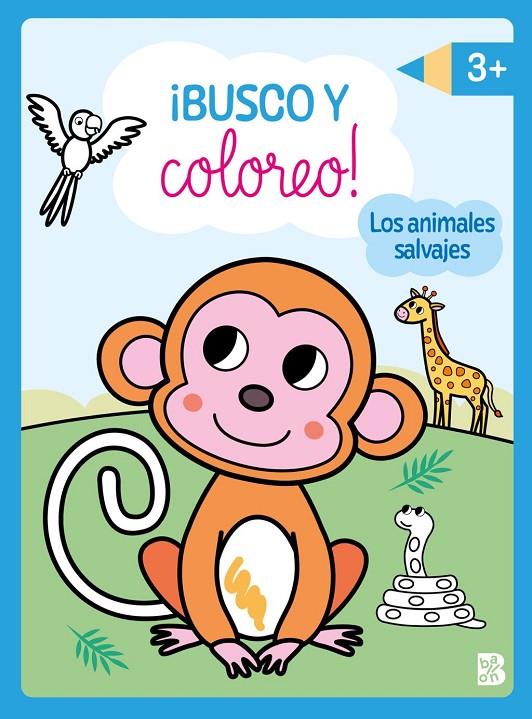 BUSCO Y COLOREO - LOS ANIMALES SALVAJES | 9789403246062 | , Ballon