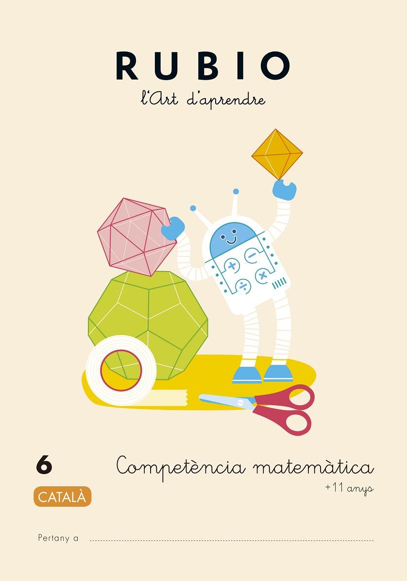 Competència matemàtica RUBIO 6 (català) | 9788417427054 | AA.VV.