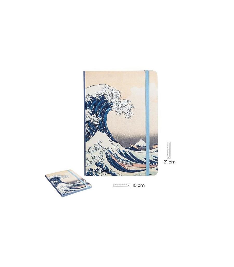 LIBRETA CUADROS BORDE COLOR A5 LA OLA | 8435266158394