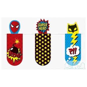 MARCAPAGINAS MAGNETICO SUPER HEROES 6 UNIDADES | 4033477311276