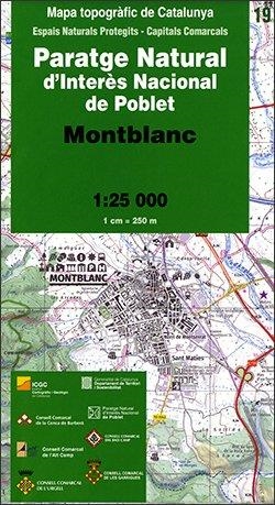 Mapa topogràfic de Catalunya 1:25 000. Espais Naturals Protegits. Capitals Comar | 9788439399629 | Institut Cartogràfic i Geològic de Catalunya