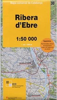 30 RIBERA D'EBRE 1:50.000 -MAPA COMARCAL CATALUNYA | 8414774340743 | ICC