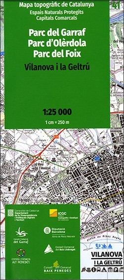 41 PARC DEL GARRAF - PARC D'OLERDOLA - PARC DEL FOIX 1:25.000 | 9788418601934 | ICC