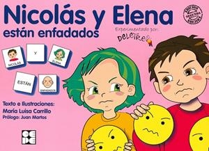 Pictogramas: Nicolás y Elena están enfadados | 9788478695751 | Carrillo Rojo, María Luisa