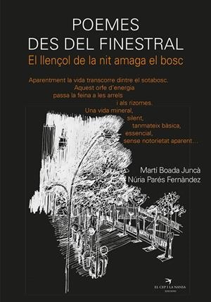 Poemes des del finestral | 9788419747167 | Boada, Martí / Parés Fernández, Núria