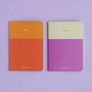 SET 2 CUADERNOS POCKET HAPPIMESS COLORJOY PURPURA+ | 7798404511149